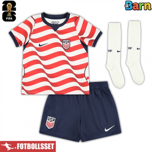 Förenta stater Tim Ream #13 Hemmatröja Barn VM 2026 Kortärmad (+ Korta byxor)