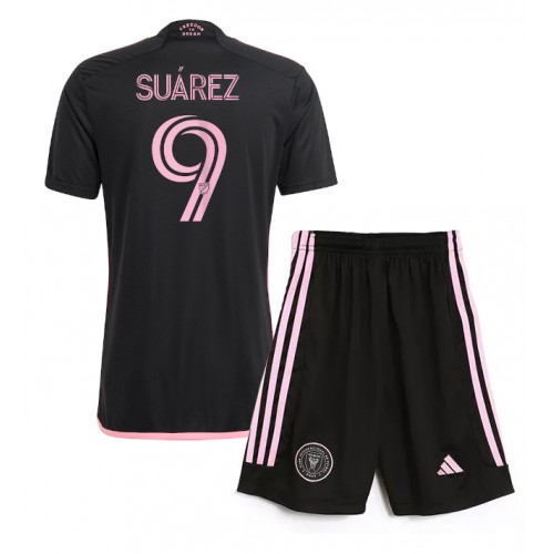 Inter Miami Luis Suarez #9 Bortatröja Barn 2024-25 Kortärmad (+ Korta byxor)