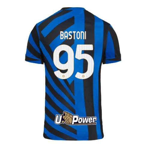 Inter Milan Alessandro Bastoni #95 Hemmatröja 2024-25 Kortärmad Inter Milan Alessandro Bastoni #95 Hemmatröja 2024-25 Kortärmad