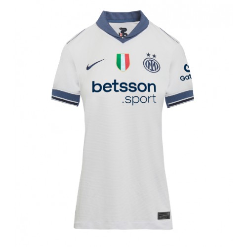 Inter Milan Denzel Dumfries #2 Bortatröja Dam 2024-25 Kortärmad Inter Milan Denzel Dumfries #2 Bortatröja Dam 2024-25 Kortärmad