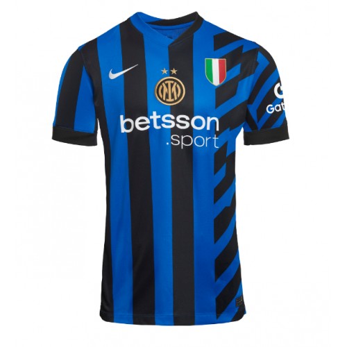Inter Milan Denzel Dumfries #2 Hemmatröja 2024-25 Kortärmad Inter Milan Denzel Dumfries #2 Hemmatröja 2024-25 Kortärmad