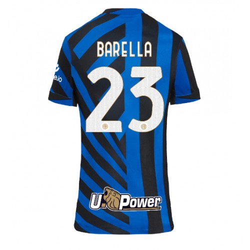 Inter Milan Nicolo Barella #23 Hemmatröja Dam 2024-25 Kortärmad Inter Milan Nicolo Barella #23 Hemmatröja Dam 2024-25 Kortärmad