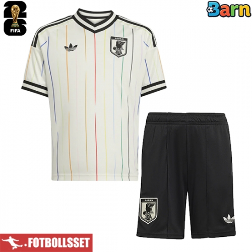 Japan Bortatröja Barn VM 2026 Kortärmad (+ Korta byxor)