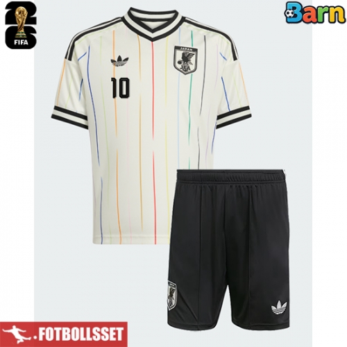 Japan Ritsu Doan #10 Bortatröja Barn VM 2026 Kortärmad (+ Korta byxor)