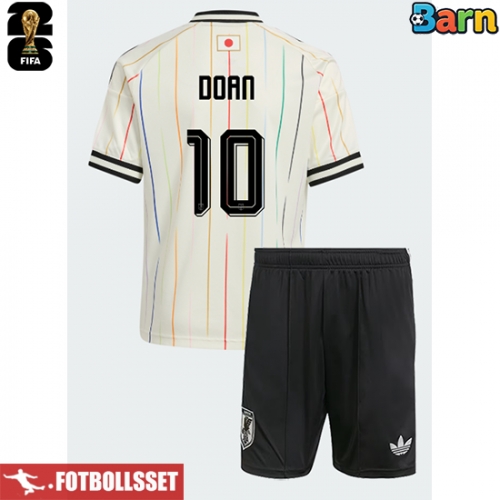 Japan Ritsu Doan #10 Bortatröja Barn VM 2026 Kortärmad (+ Korta byxor)