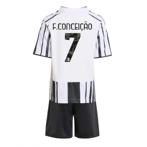 Juventus Francisco Conceicao #7 Hemmatröja Barn 2025-26 Kortärmad (+ Korta byxor)