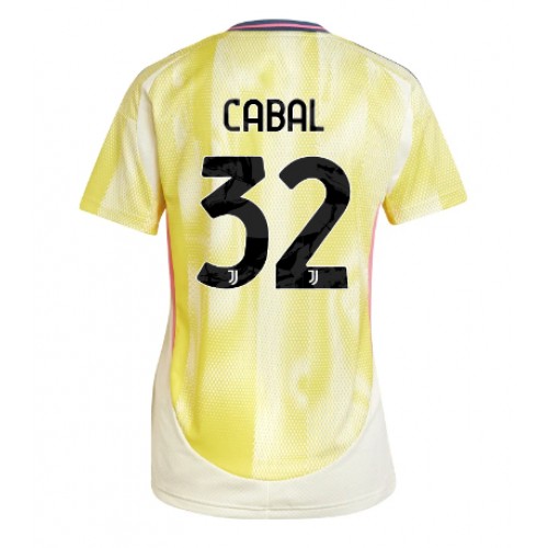 Juventus Juan Cabal #32 Bortatröja Dam 2024-25 Kortärmad Juventus Juan Cabal #32 Bortatröja Dam 2024-25 Kortärmad