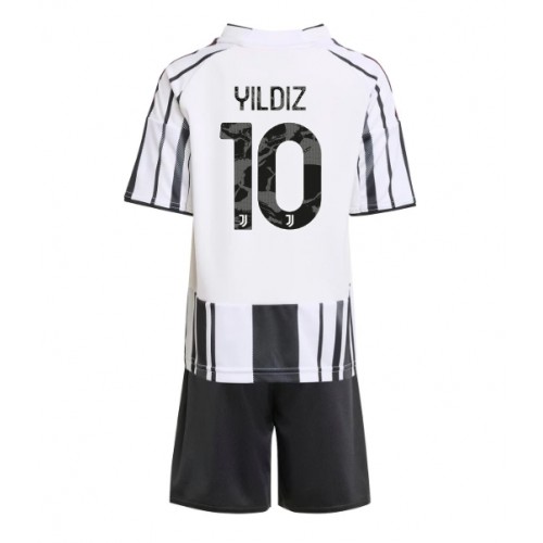 Juventus Kenan Yildiz #10 Hemmatröja Barn 2025-26 Kortärmad (+ Korta byxor)