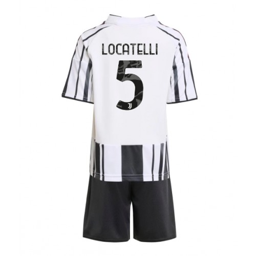 Juventus Manuel Locatelli #5 Hemmatröja Barn 2025-26 Kortärmad (+ Korta byxor)