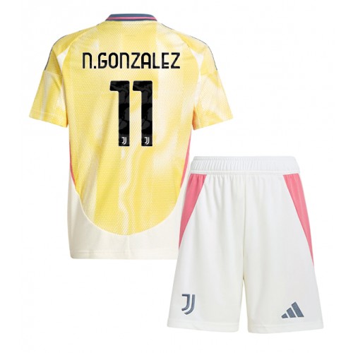 Juventus Nicolas Gonzalez #11 Bortatröja Barn 2024-25 Kortärmad (+ Korta byxor) Juventus Nicolas Gonzalez #11 Bortatröja Barn 2024-25 Kortärmad (+ Korta byxor)