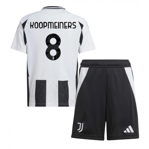 Juventus Teun Koopmeiners #8 Hemmatröja Barn 2024-25 Kortärmad (+ Korta byxor)