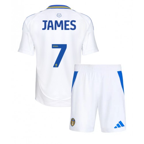 Leeds United Daniel James #7 Hemmatröja Barn 2024-25 Kortärmad (+ Korta byxor) Leeds United Daniel James #7 Hemmatröja Barn 2024-25 Kortärmad (+ Korta byxor)