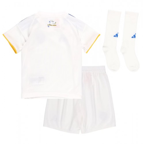 Leeds United Hemmatröja Barn 2025-26 Kortärmad (+ Korta byxor)