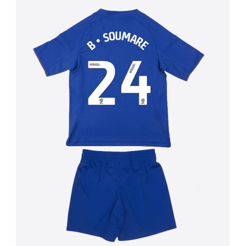 Leicester City Boubakary Soumare #24 Hemmatröja Barn 2025-26 Kortärmad (+ Korta byxor)