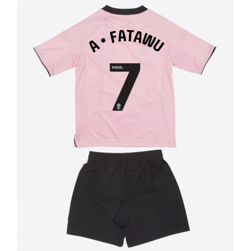 Leicester City Issahaku Fatawu #7 Tredje Tröja Barn 2025-26 Kortärmad (+ Korta byxor)