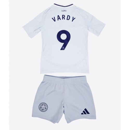 Leicester City Jamie Vardy #9 Tredje Tröja Barn 2024-25 Kortärmad (+ Korta byxor)