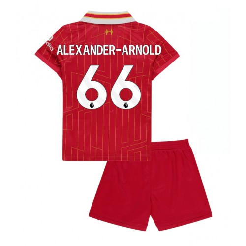 Liverpool Alexander-Arnold #66 Hemmatröja Barn 2024-25 Kortärmad (+ Korta byxor)