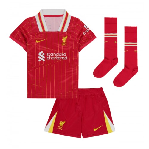 Liverpool Alexis Mac Allister #10 Hemmatröja Barn 2024-25 Kortärmad (+ Korta byxor)