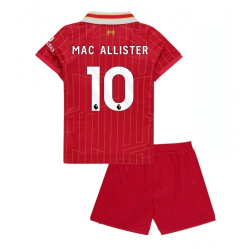 Liverpool Alexis Mac Allister #10 Hemmatröja Barn 2024-25 Kortärmad (+ Korta byxor)