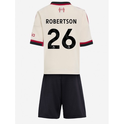 Liverpool Andrew Robertson #26 Bortatröja Barn 2025-26 Kortärmad (+ Korta byxor)