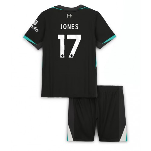 Liverpool Curtis Jones #17 Bortatröja Barn 2024-25 Kortärmad (+ Korta byxor)