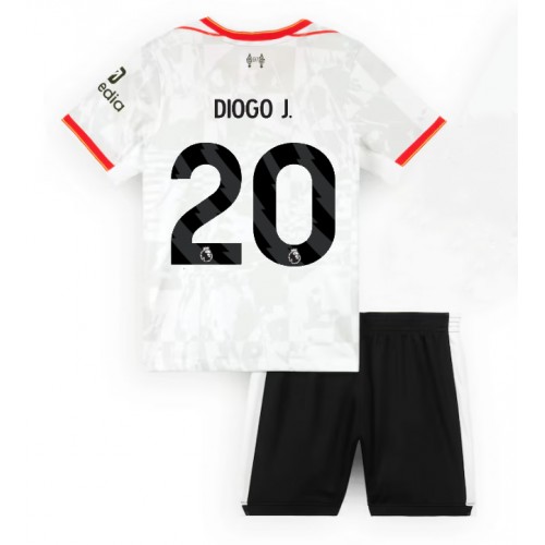 Liverpool Diogo Jota #20 Tredje Tröja Barn 2024-25 Kortärmad (+ Korta byxor)