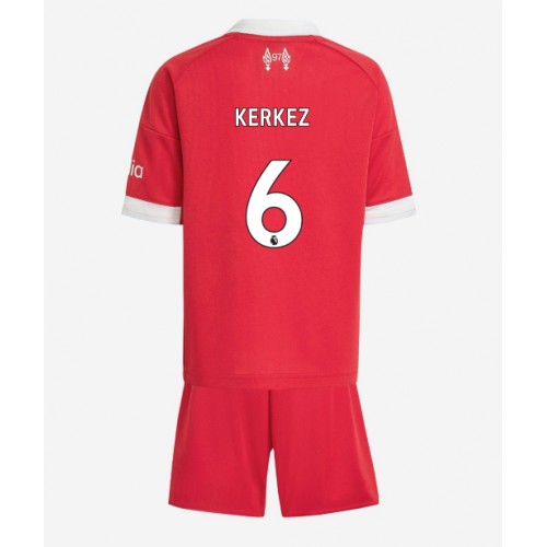Liverpool Milos Kerkez #6 Hemmatröja Barn 2025-26 Kortärmad (+ Korta byxor)
