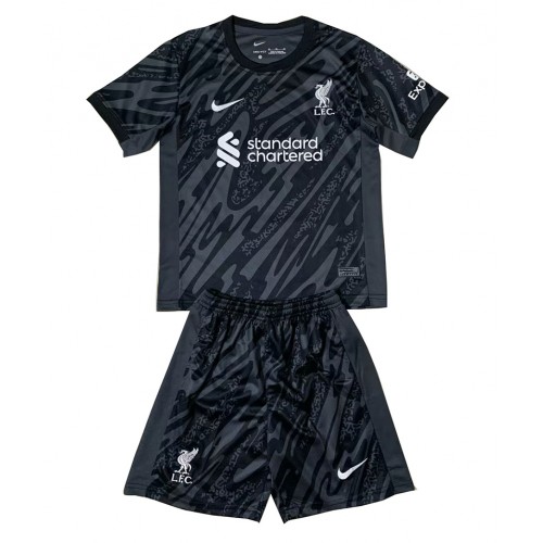 Liverpool Målvakt Hemmatröja Barn 2024-25 Kortärmad (+ Korta byxor)