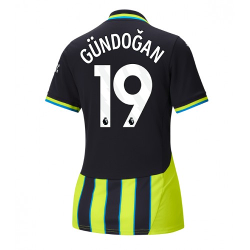 Manchester City Ilkay Gundogan #19 Bortatröja Dam 2024-25 Kortärmad Manchester City Ilkay Gundogan #19 Bortatröja Dam 2024-25 Kortärmad