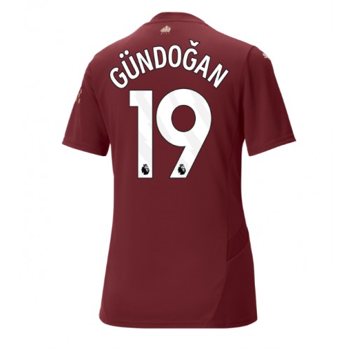 Manchester City Ilkay Gundogan #19 Tredje Tröja Dam 2024-25 Kortärmad Manchester City Ilkay Gundogan #19 Tredje Tröja Dam 2024-25 Kortärmad