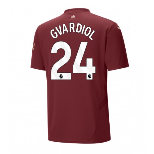 Manchester City Josko Gvardiol #24 Tredje Tröja 2024-25 Kortärmad Manchester City Josko Gvardiol #24 Tredje Tröja 2024-25 Kortärmad
