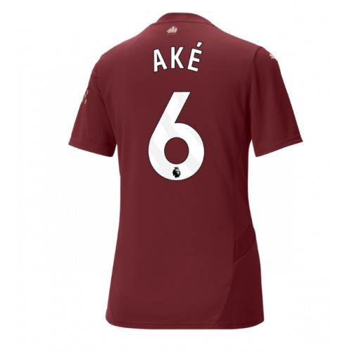 Manchester City Nathan Ake #6 Tredje Tröja Dam 2024-25 Kortärmad Manchester City Nathan Ake #6 Tredje Tröja Dam 2024-25 Kortärmad