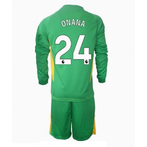 Manchester United Andre Onana #24 Målvakt Tredje Tröja Barn 2024-25 Långärmad (+ Korta byxor) Manchester United Andre Onana #24 Målvakt Tredje Tröja Barn 2024-25 Långärmad (+ Korta byxor)