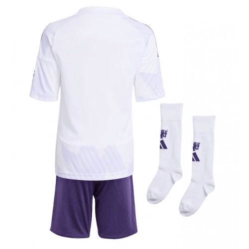 Manchester United Bortatröja Barn 2025-26 Kortärmad (+ Korta byxor)