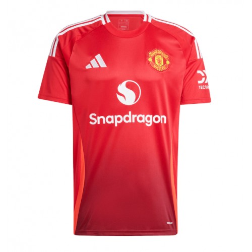 Manchester United Bruno Fernandes #8 Hemmatröja 2024-25 Kortärmad Manchester United Bruno Fernandes #8 Hemmatröja 2024-25 Kortärmad
