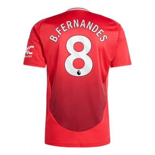 Manchester United Bruno Fernandes #8 Hemmatröja 2024-25 Kortärmad Manchester United Bruno Fernandes #8 Hemmatröja 2024-25 Kortärmad