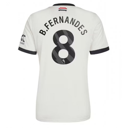 Manchester United Bruno Fernandes #8 Tredje Tröja 2024-25 Kortärmad Manchester United Bruno Fernandes #8 Tredje Tröja 2024-25 Kortärmad