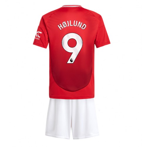 Manchester United Rasmus Hojlund #9 Hemmatröja Barn 2024-25 Kortärmad (+ Korta byxor) Manchester United Rasmus Hojlund #9 Hemmatröja Barn 2024-25 Kortärmad (+ Korta byxor)
