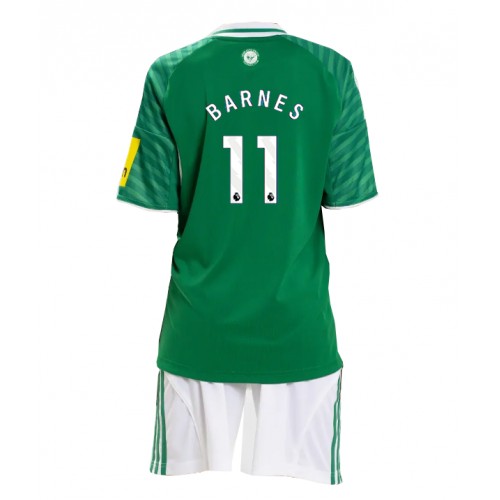 Newcastle United Harvey Barnes #11 Bortatröja Barn 2025-26 Kortärmad (+ Korta byxor)