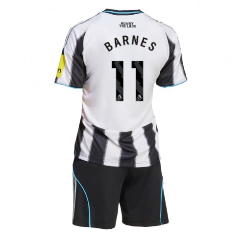 Newcastle United Harvey Barnes #11 Hemmatröja Barn 2025-26 Kortärmad (+ Korta byxor)