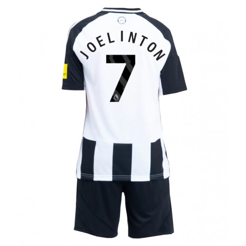 Newcastle United Joelinton #7 Hemmatröja Barn 2024-25 Kortärmad (+ Korta byxor)