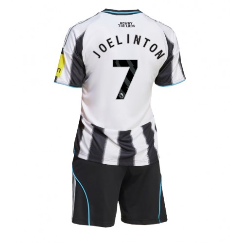 Newcastle United Joelinton #7 Hemmatröja Barn 2025-26 Kortärmad (+ Korta byxor)