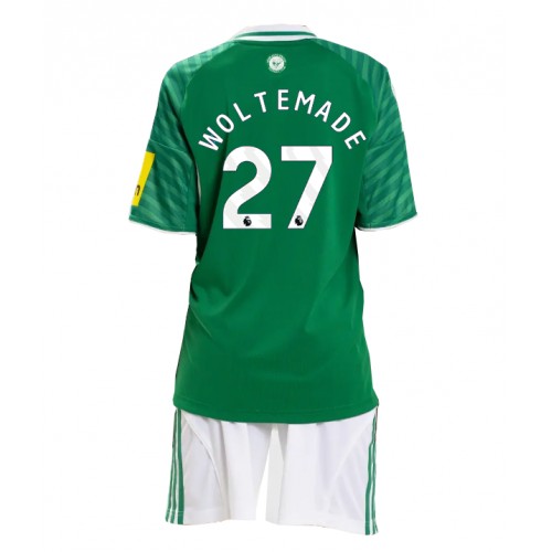 Newcastle United Nick Woltemade #27 Bortatröja Barn 2025-26 Kortärmad (+ Korta byxor)