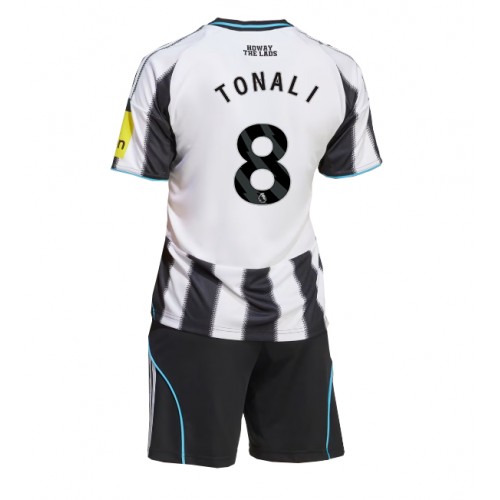 Newcastle United Sandro Tonali #8 Hemmatröja Barn 2025-26 Kortärmad (+ Korta byxor)