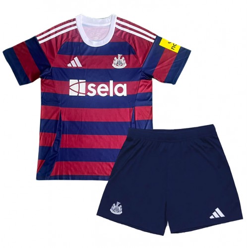 Newcastle United Sven Botman #4 Bortatröja Barn 2024-25 Kortärmad (+ Korta byxor)