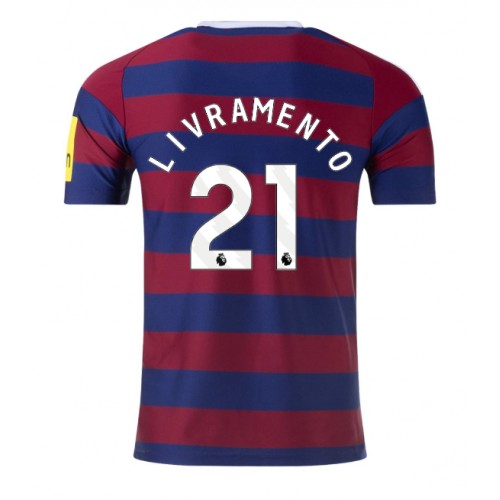 Newcastle United Tino Livramento #21 Bortatröja 2024-25 Kortärmad Newcastle United Tino Livramento #21 Bortatröja 2024-25 Kortärmad