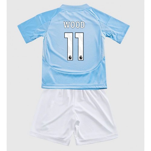 Nottingham Forest Chris Wood #11 Tredje Tröja Barn 2024-25 Kortärmad (+ Korta byxor)