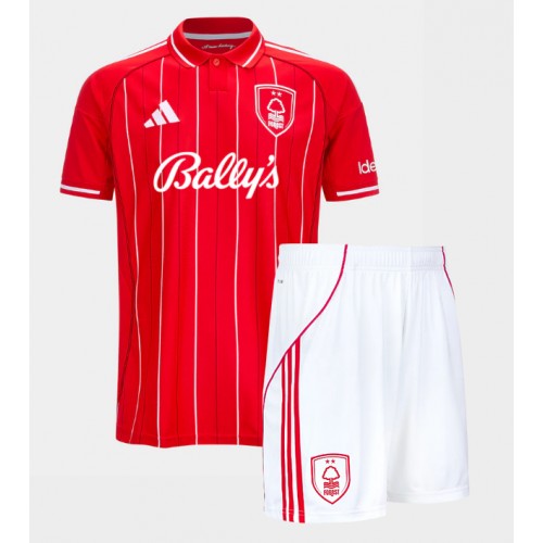 Nottingham Forest Elliot Anderson #8 Hemmatröja Barn 2025-26 Kortärmad (+ Korta byxor)