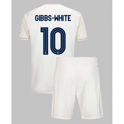 Nottingham Forest Morgan Gibbs-White #10 Bortatröja Barn 2025-26 Kortärmad (+ Korta byxor)