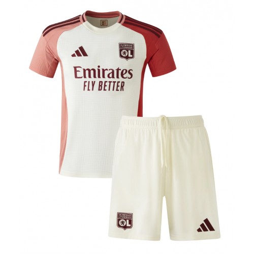 Olympique Lyonnais Alexandre Lacazette #10 Tredje Tröja Barn 2024-25 Kortärmad (+ Korta byxor)